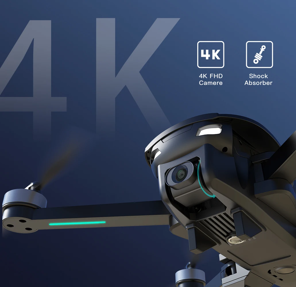 Дрон Snaptain SP7100 4k профессиональная камера стандартный GPS 4K с HD камерой FPV время