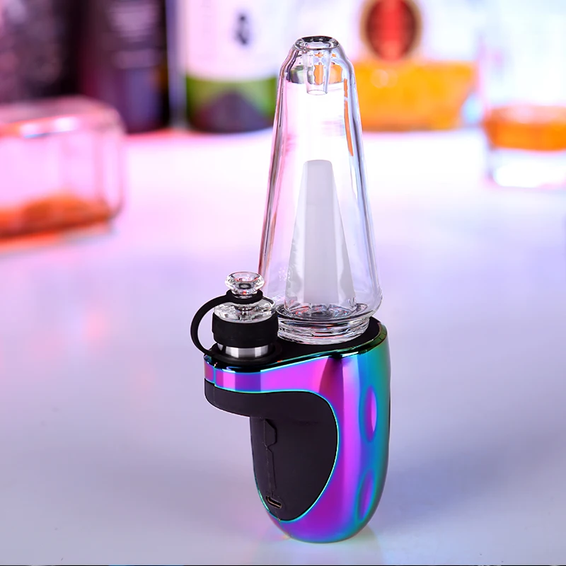 

Electric Dab Rig Dabcool W2 Kit,Upgraded 1500mah Battery IPX4 Waterproof Heating Base Enail for Wax Concentrate Shatter Budder