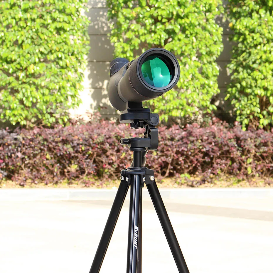 SVBONY SV13 Зрительная труба 20-60x65 зум телескоп BK7 серебро+ MC Призма и полностью многослойный объектив объектива водонепроницаемый F9314AA для охоты, стрельбы, стрельбы из лука, наблюдения за птицами