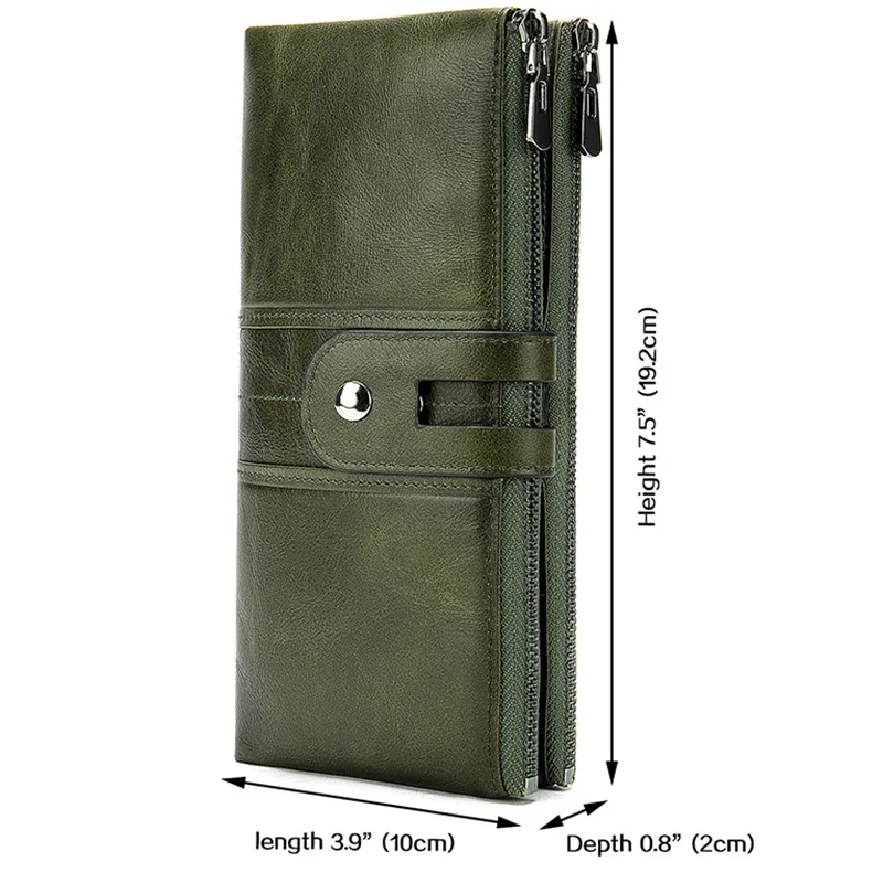 Женский кошелек на каждый день кожаный Длинный женская сумка для денег с ручкой