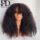 Бразильские кудрявые короткие боб парик 13х4 кружевные передние человеческие волосы парики с детскими волосами глубокая волна Remy фронтальный парик для черных женщин