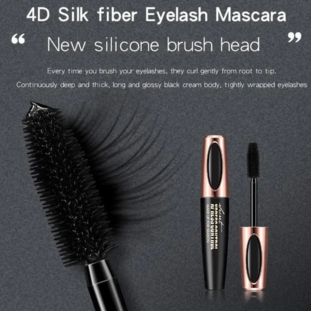 3D волоконные ресницы длинные Удлиняющая Тушь изогнутая кисть инструмент для