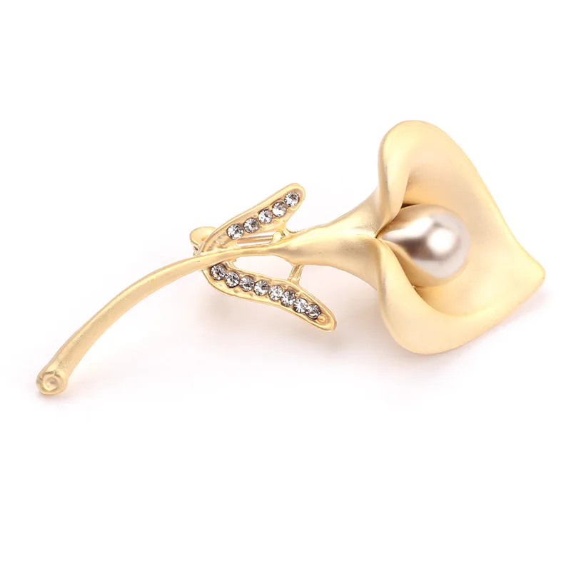 “Утреннее сияние” брошь в виде золотого и серебряного цвета Цвет имитация