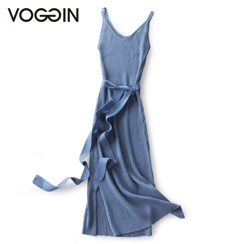 Платье Свитер VOGGIN женское платье на бретельках для вечеринки женские платья из
