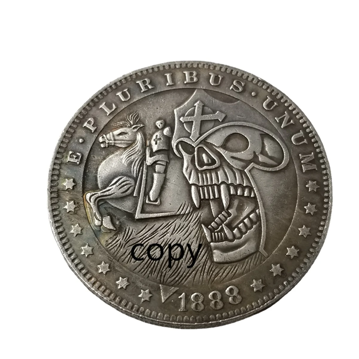 

1888 Skeleton Knight Rangers COIN US Coin Gift Challenge REPLICA Commemorative Coin - REPLICA Coin Medal Coins Collection