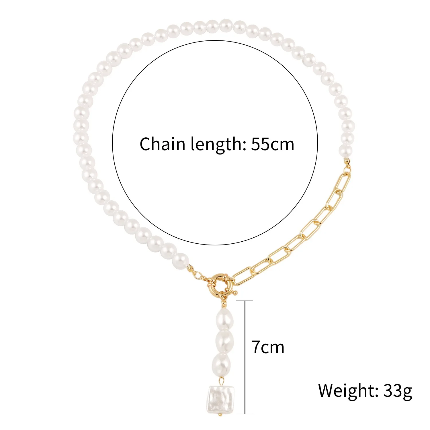 Женское Ожерелье с жемчужным кулоном ZA Необычное для девушек модное Ювелирное