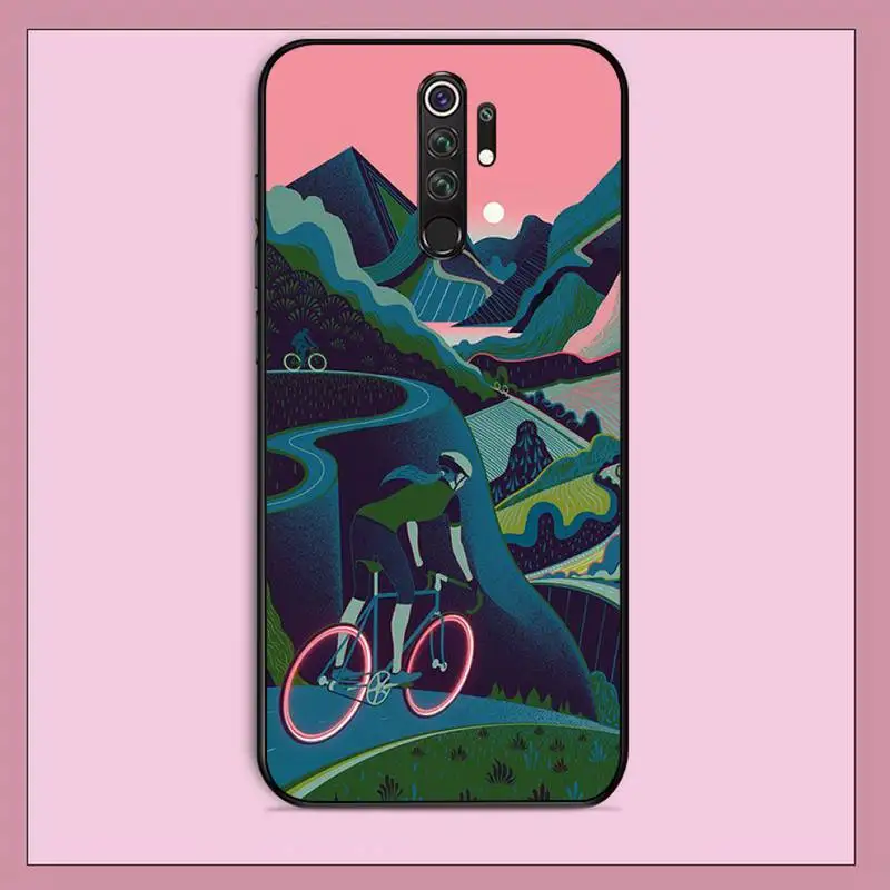 

BIKE CYCLING Art Phone Case for Redmi Note 4 5 6 8 9 pro Max 4X 5A 9S cover