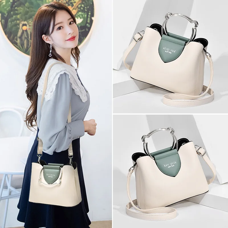 

Женская универсальная сумка через плечо из искусственной кожи, многофункциональная маленькая квадратная сумка в Корейском стиле, новинка ...