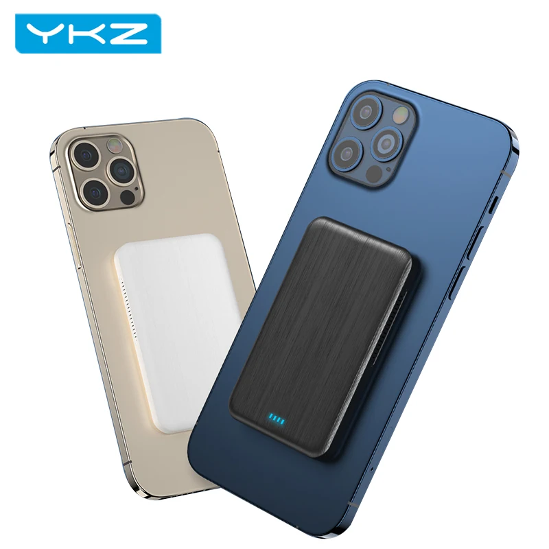 YKZ магнитное Беспроводное зарядное устройство со дополнительное внешнее