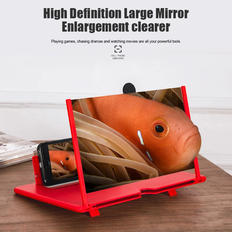 

Увеличительный 3D-экран мобильный телефон, увеличительный экран 3-4 раза, складной усилитель высокой четкости GRSA889