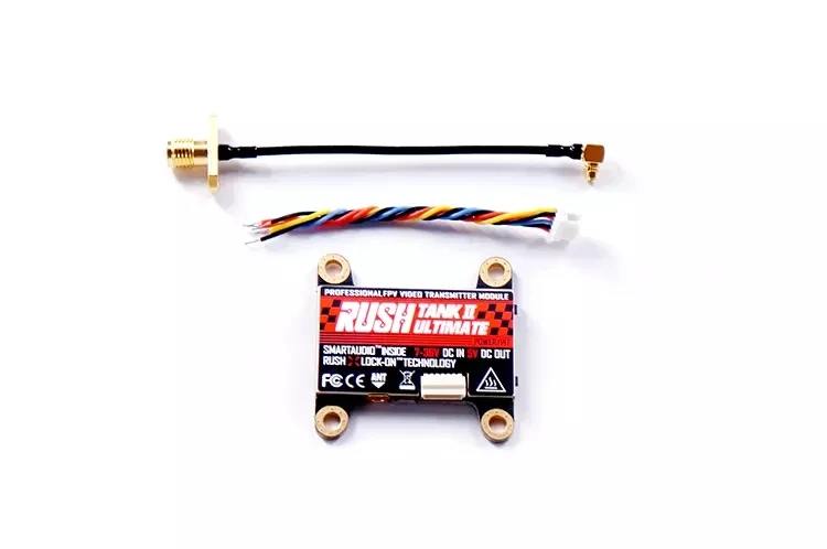 RUSH TANK II V2 Ultimate 5,8G 48CH Raceband PIT/25/200/500/800mW transmisor conmutable 2-8S VTX FPV para piezas de RC Quadcopter RC-4