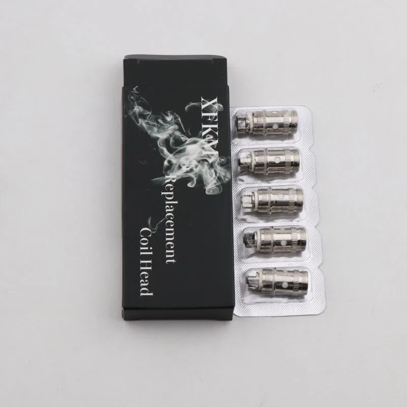 XFKM 5 шт. катушка EC 0.3ом 0.5ом сменная катушка для IJUST 2 Melo3 Mini RTA атомайзер Танк аксессуары для электронных сигарет Vape Core
