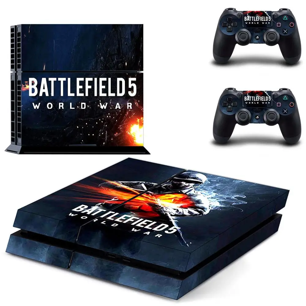 Игровая станция 4 наклейка s Battlefield 5 Виниловая для PS4 PS наклейки Pegatinas консоли