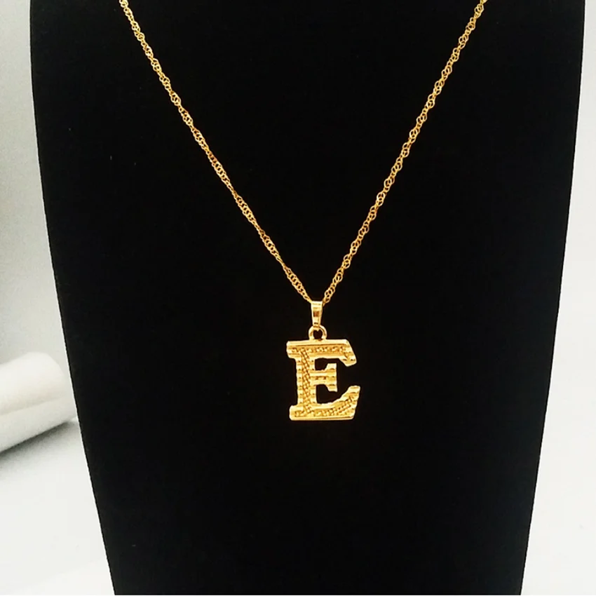 Цепочка Cxwind с подвеской для женщин ожерелье надписью капитал инициала цепочка