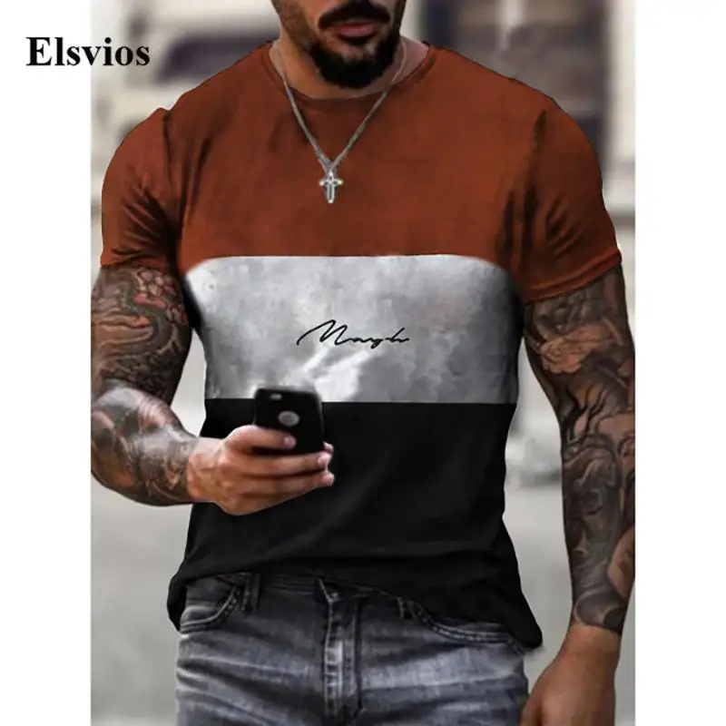 

Мужская одежда, модный приталенный пуловер с круглым вырезом, топы, винтажные мужские футболки с буквенным принтом, повседневные уличные ле...