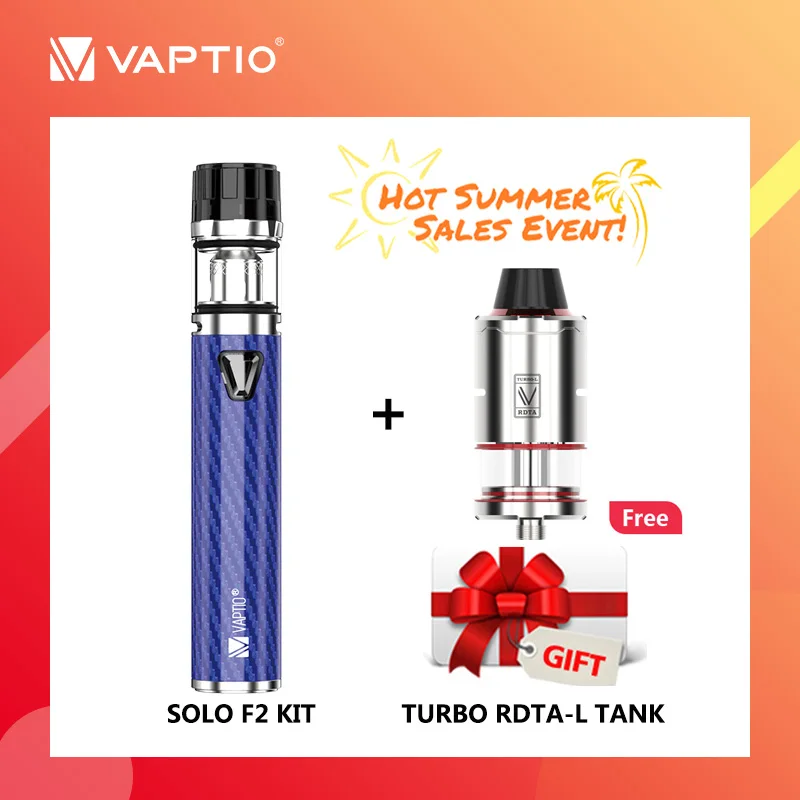 [Подарочный бак] 2200 мАч набор Vaptio Solo F2 электронных сигарет выходная мощность 50 Вт