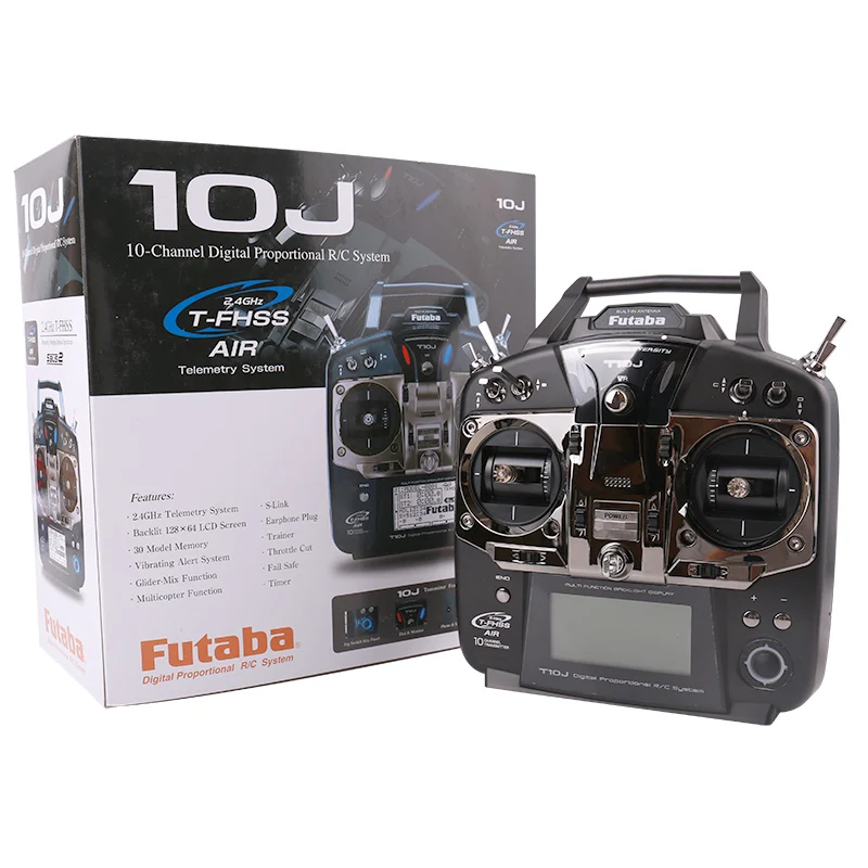Радиоприемник Futaba T10J 10J с R3008SB 10 каналов 2 4 ГГц для радиоуправляемой вертолета