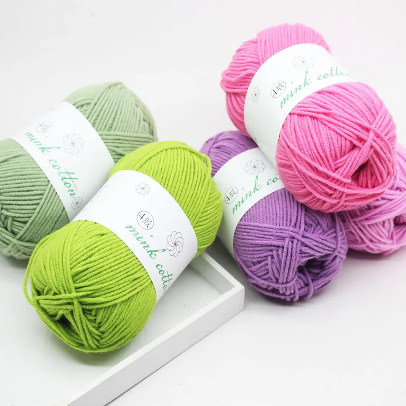 2 шт. пряжа молочного оттенка хлопковая шерстяная детская расческа толстая