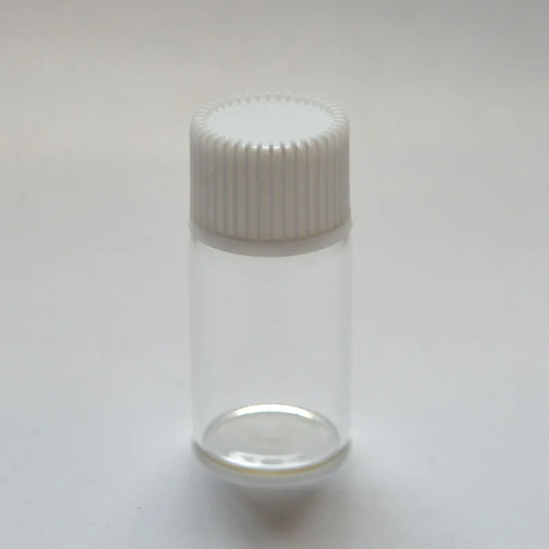 

100pcs Mini 3ml Clear Essential Oil Glass Bottle with Orifice Reducer and Cap Perfume Sample Small Vials free Shipping