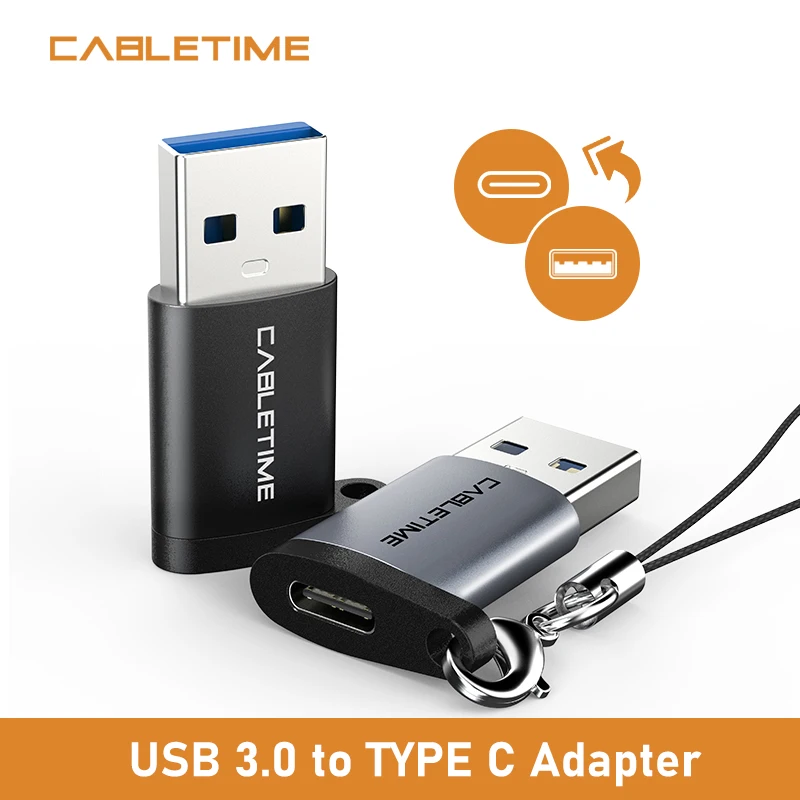Кабель USB 3 0 к Type C Женский адаптер Быстрая зарядка OTG конвертер для ноутбука Macbook Air