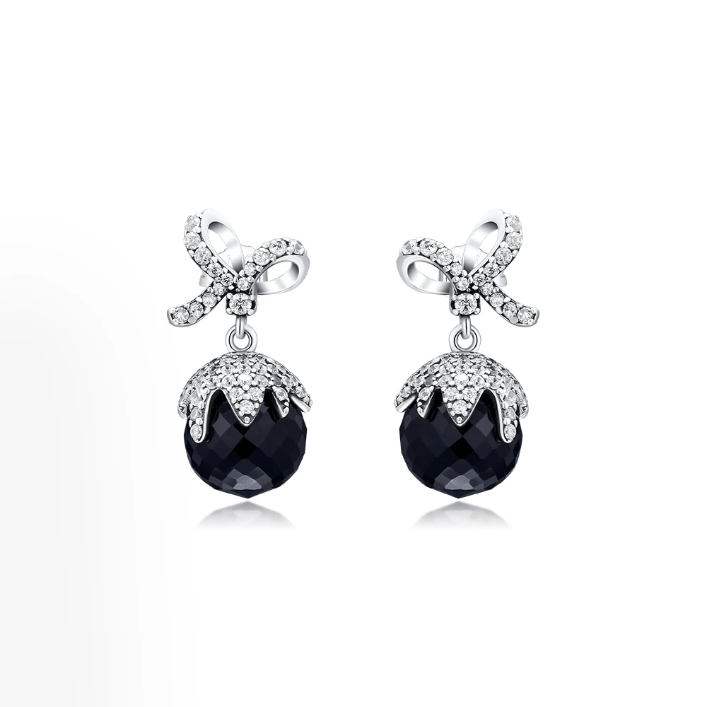 Женские серьги-подвески из серебра 100% пробы | Украшения и аксессуары