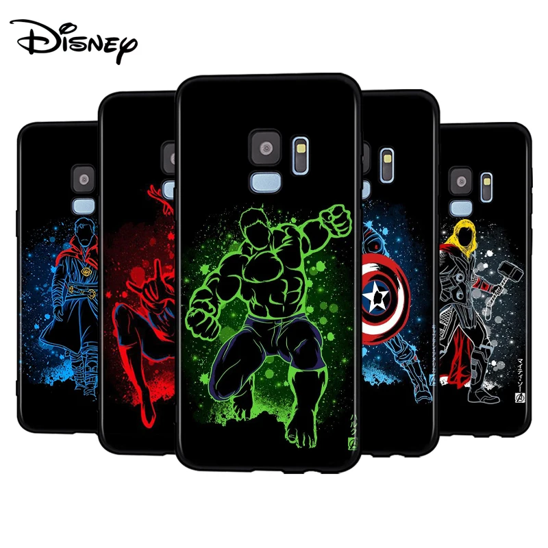 Силиконовый чехол с супергероями Marvel Art для Samsung Galaxy A9 A8 A7 A6 A6S A8S Plus A5 A3 Star 2018 2017 2016