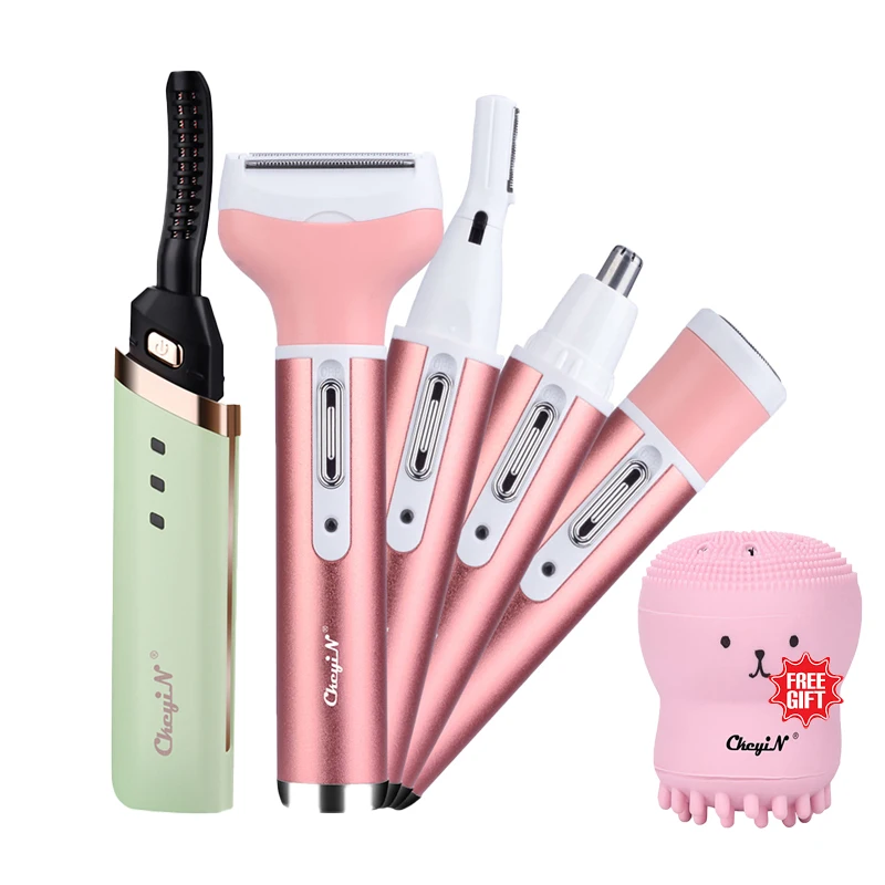 

Eyebrow Trimmer Female Shaver Bikini Nose Hair Trimmer Electric Women Razor Shaving Eyelash Curler Face Cleaner Beauty Tools