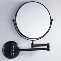 wall mounted makeup mirror 8 inch 3x magnifying 360%c2%b0rotatable extendable double sided swivel bathroom mirror