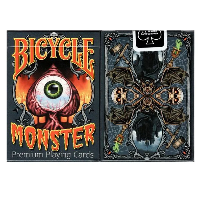 Велосипед Monster Premium колода игральных карт размер покера USPCC Ограниченная серия