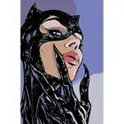 Картина по номерам Женщина - Кошка, 40 х 60 см