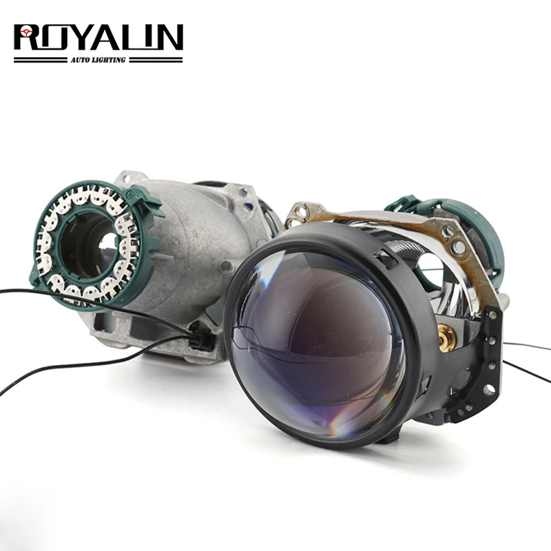 Цельнометаллические Биксеноновые световые линзы ROYALIN D1S D2S D3S D4S для Hella 3R G5