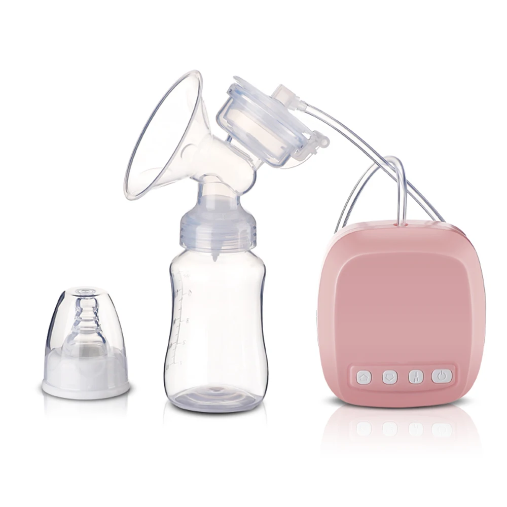 Pink 2 Loozykit интеллектуальные автоматические электрические молокоотсосы для сосков молочный насос для кормления грудью USB Электрический Безопасный молокоотсос - Цвет: Pink 2