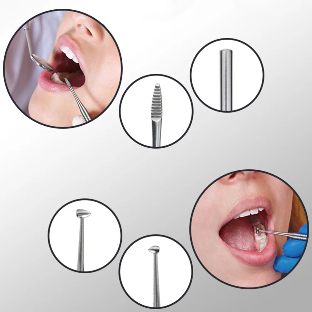 

1 Set Stainless Steel Dentist Tool Kit Stainless Steel Teeth Oral Care Kit
