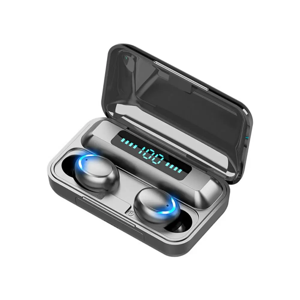 

TWS Bluetooth 5,0 наушники 2200 мАч зарядная коробка беспроводные наушники 9D стерео спортивные наушники гарнитуры с микрофоном