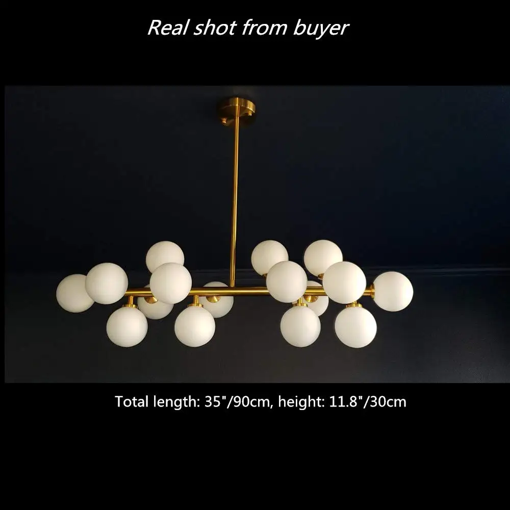 Постмодернизированная люстра с 16 круглыми очками светодиодный потолочный