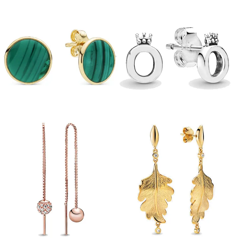 

Женские серьги из серебра 925 пробы, с розой и бусинами