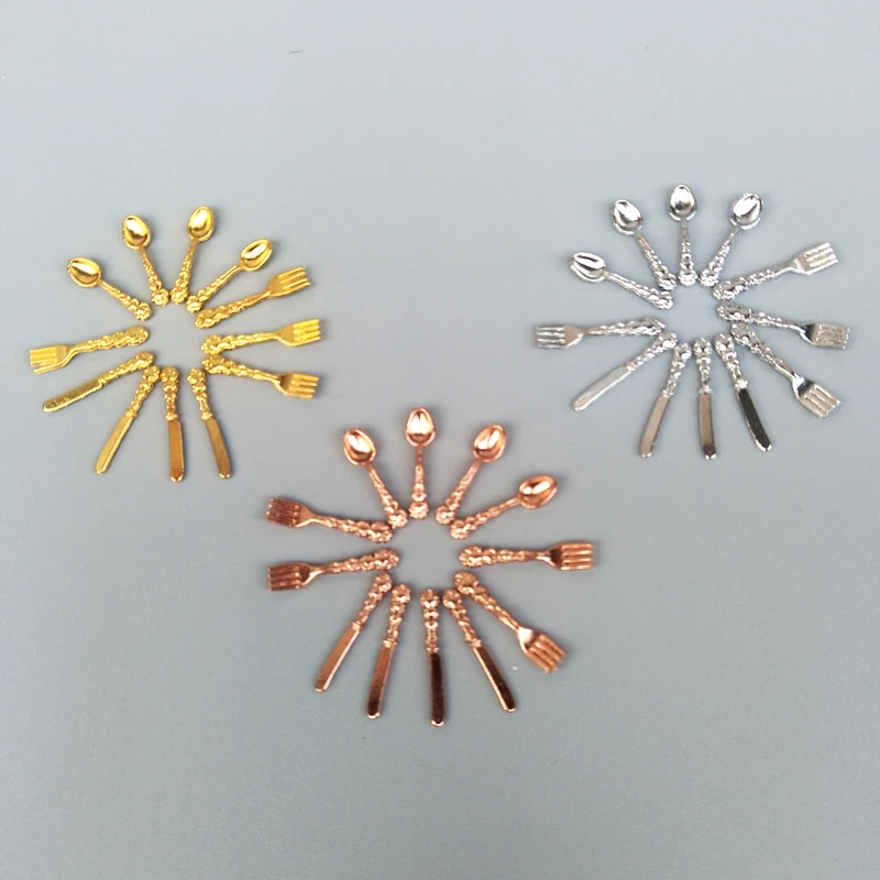 

Doll house DIY accessories charm knife and forks mini gardener tools for 1/6 BJD ob11 blythe doll accessories