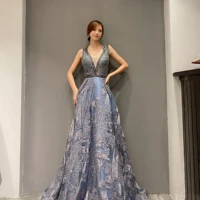 elegant luxury a line wedding evening dresses 2021 formal prom cocktail dress high score tulle