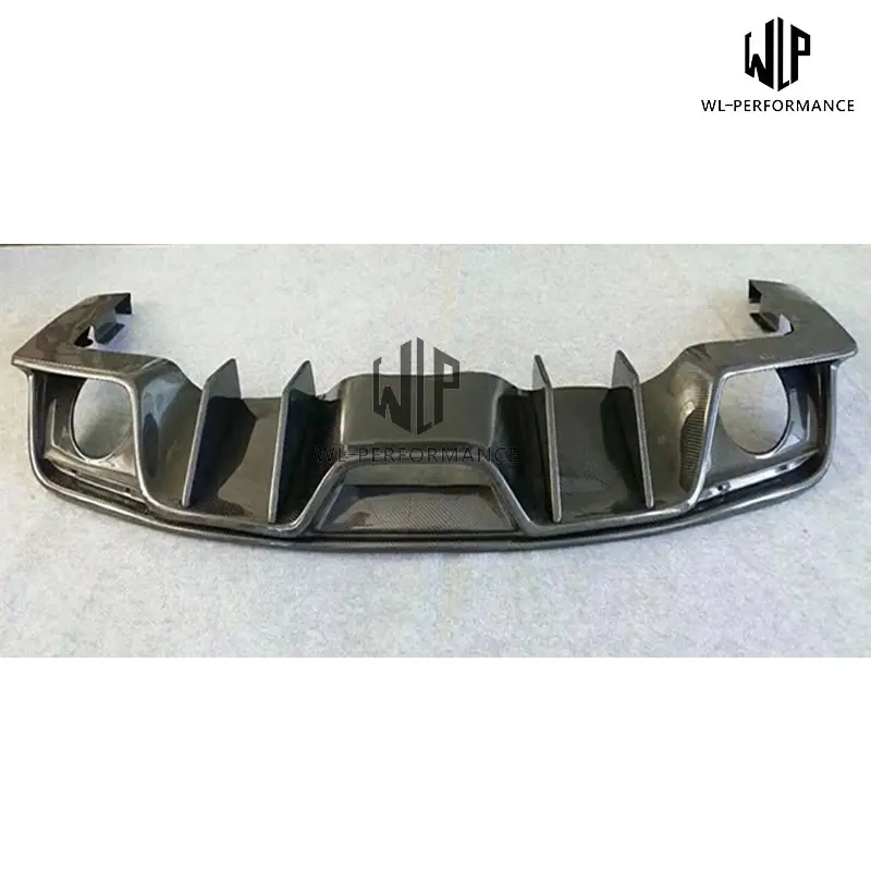 Высококачественный карбоновый задний диффузор для губ автомобильный комплект