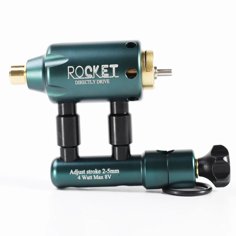 Rocket D4 1 шт. профессиональная ручка для татуировки DC разъем роторная машина татуировки с лучшим мотором подходит для картриджа тату иглы - Цвет: Rocket D4