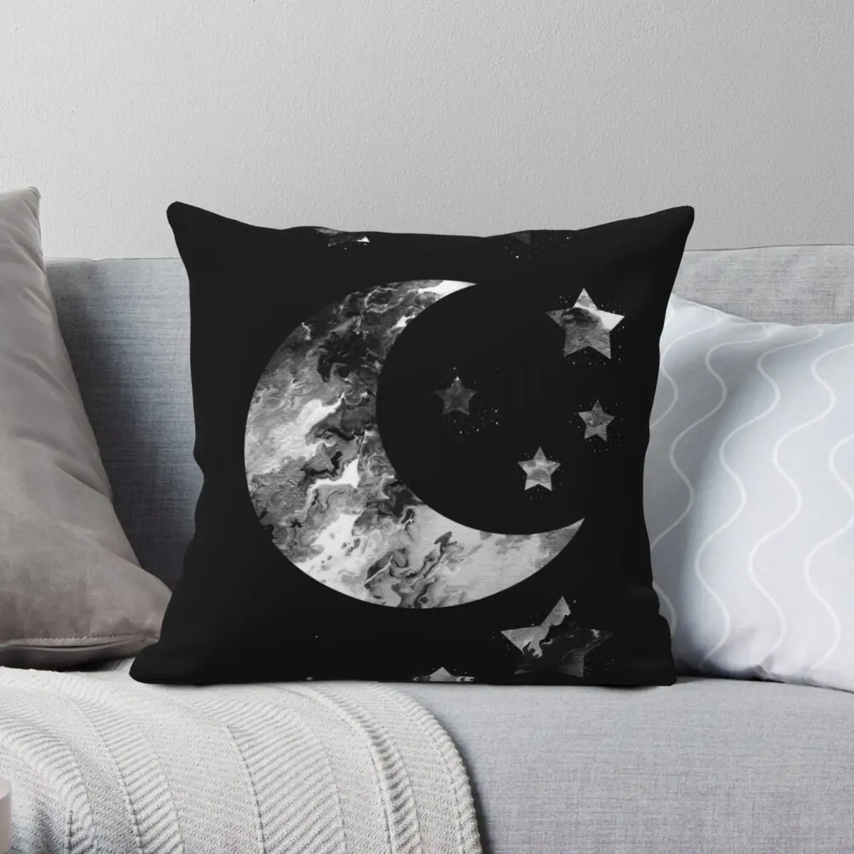 

Наволочка Moon And Stars из полиэстера и льна
