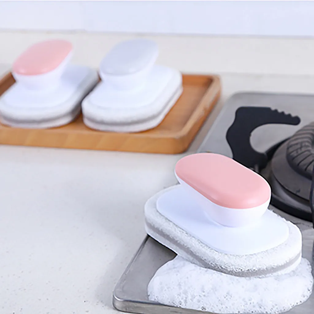 1PC Sponge Carborundum Brush Kitchen Washing Magic Strong Decontamination Househeld Nano Emery Rust Removing Tool @ | Дом и сад