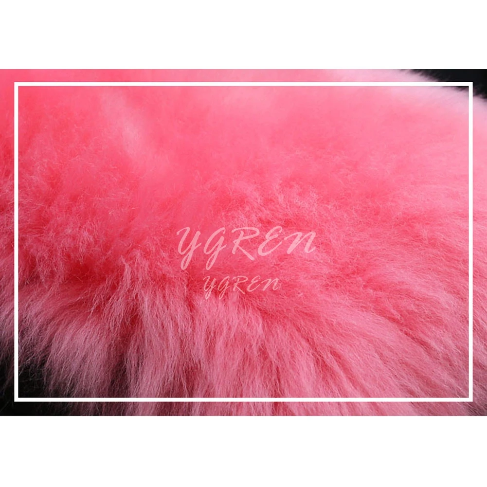 Зимний Универсальный длинный шерстяной меховой автомобильный подлокотник