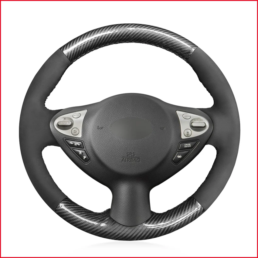 Чехол для руля Infiniti FX FX35 FX37 FX50 QX70 Nissan Juke Maxima 370Z Sentra SV|Чехлы на руль| |