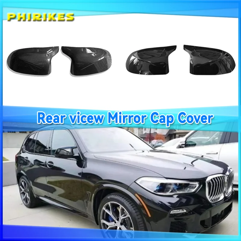 

Автомобильная накладка на боковое зеркало заднего вида для BMW F25 X3 F26 X4 F15 X5 F16 X6 14-18, стиль из углеродного волокна