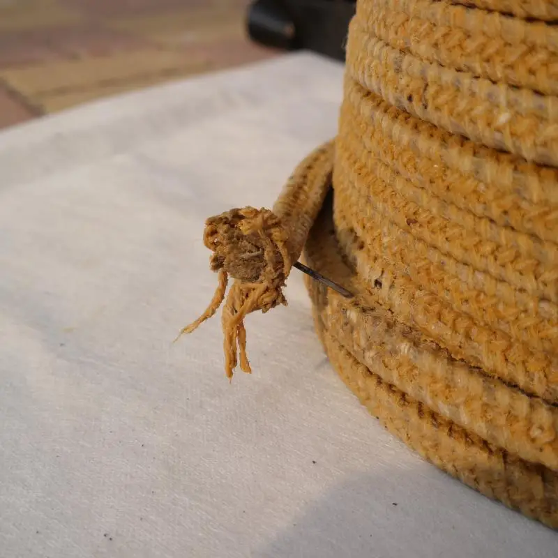 Квадратное масло Упаковка пряжа из чистого хлопка упаковка масла для насоса