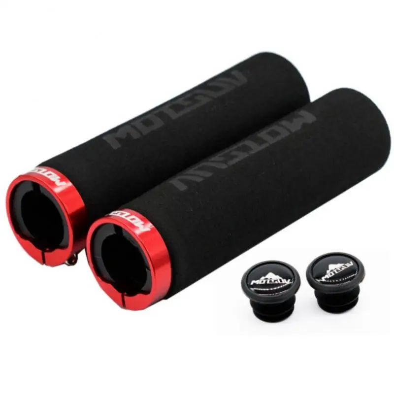 

1 Pair Lock-On Bike Handlebar Grips For 22.2mm MTB Road Bike Handlebar Ultralight Sponge Anti Slip Grip Cover Outdoor Bike Parts