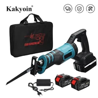 with 15000mah battery 2800w cordless reciprocating saw brushless electric saw metal wood cutting tools for makita 18v battery
