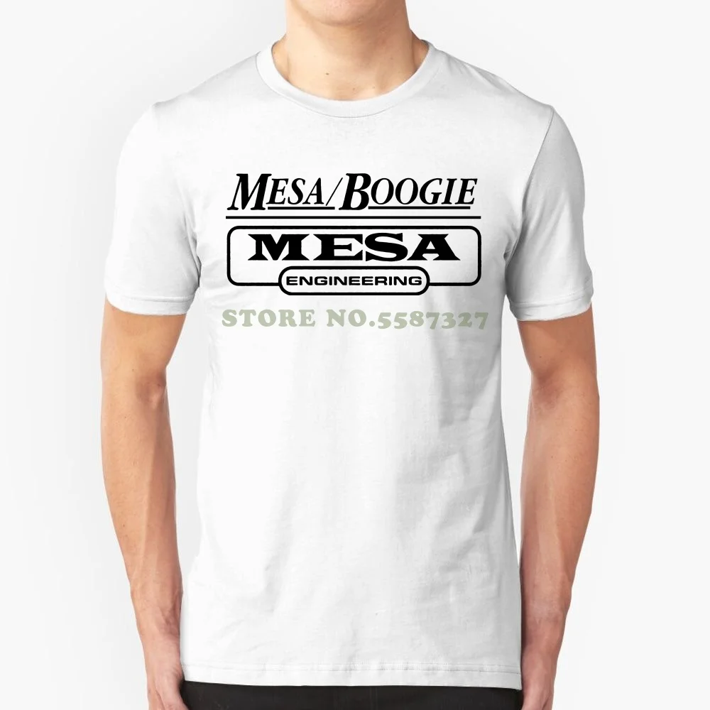 Печатные Для мужчин футболка забавная с коротким рукавом рубашки Меса Boogie