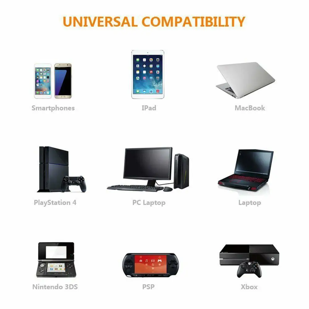 Компьютерные USB Игровые наушники, 3,5 мм светодиодный свет гарнитура с микрофоном для PS 4/ноутбука/Xbox One/ПК компьютера